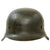 Original German WWII M40 Single Decal Luftwaffe Helmet with 1943 Dated Relic Liner - marked NS64 Original Items