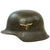Original German WWII M40 Single Decal Luftwaffe Helmet with 1943 Dated Relic Liner - marked NS64 Original Items