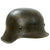 Original German WWII M40 Single Decal Luftwaffe Helmet with 1943 Dated Relic Liner - marked NS64 Original Items