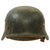 Original German WWII M40 Single Decal Luftwaffe Helmet with 1940 Dated Size 59 Liner & Chinstrap - ET66 Original Items