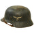 Original German WWII M40 Single Decal Luftwaffe Helmet with 1940 Dated Size 59 Liner & Chinstrap - ET66 Original Items