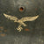 Original German WWII M40 Single Decal Luftwaffe Helmet with 1940 Dated Size 59 Liner & Chinstrap - ET66 Original Items