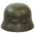 Original German WWII M40 Single Decal Luftwaffe Helmet with 1940 Dated Size 59 Liner & Chinstrap - ET66 Original Items