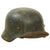 Original German WWII M40 Single Decal Luftwaffe Helmet with 1940 Dated Size 59 Liner & Chinstrap - ET66 Original Items