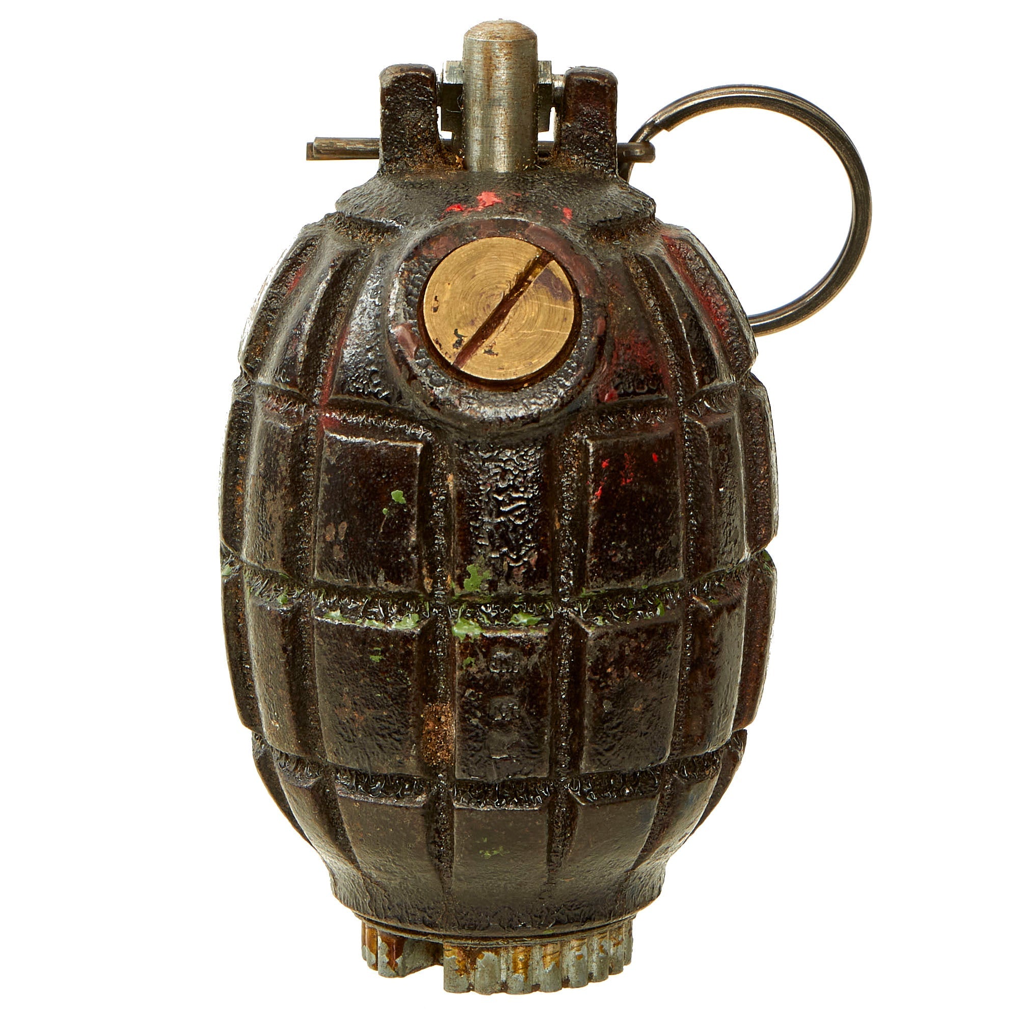 No.36M Mk.1 \"Mills Bomb\" 2個セット WW2 British No.36M Mk1 Mills Bomb - Sally Antiques