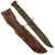 Original U.S. WWII Service-Used USMC Mark 2 KA-BAR Fighting Knife With Leather Sheath Original Items