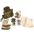 Original U.S. WWII 10th Mountain Division Skiing Troops Uniform and Equipment with Skis & Poles and Snowshoes Original Items