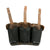Original German WWII Unissued Late War Black Leather Mauser 98k Triple Pouch - RBNr. 0/0676/0033 Original Items