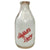 Original U.S. WWII “V For Victory M For Milk” War Bonds Advertisement 1/2 Gallon Glass Milk Bottle Original Items