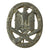 Original German WWII Silver Grade General Assault Badge - Unmarked Solid Back Original Items