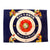 Original U.S. WWII Homefront Win-a-Bond Bullseye Poster - “Pitch in for Victory” - Dated 1943 - 14½ x 20” Original Items