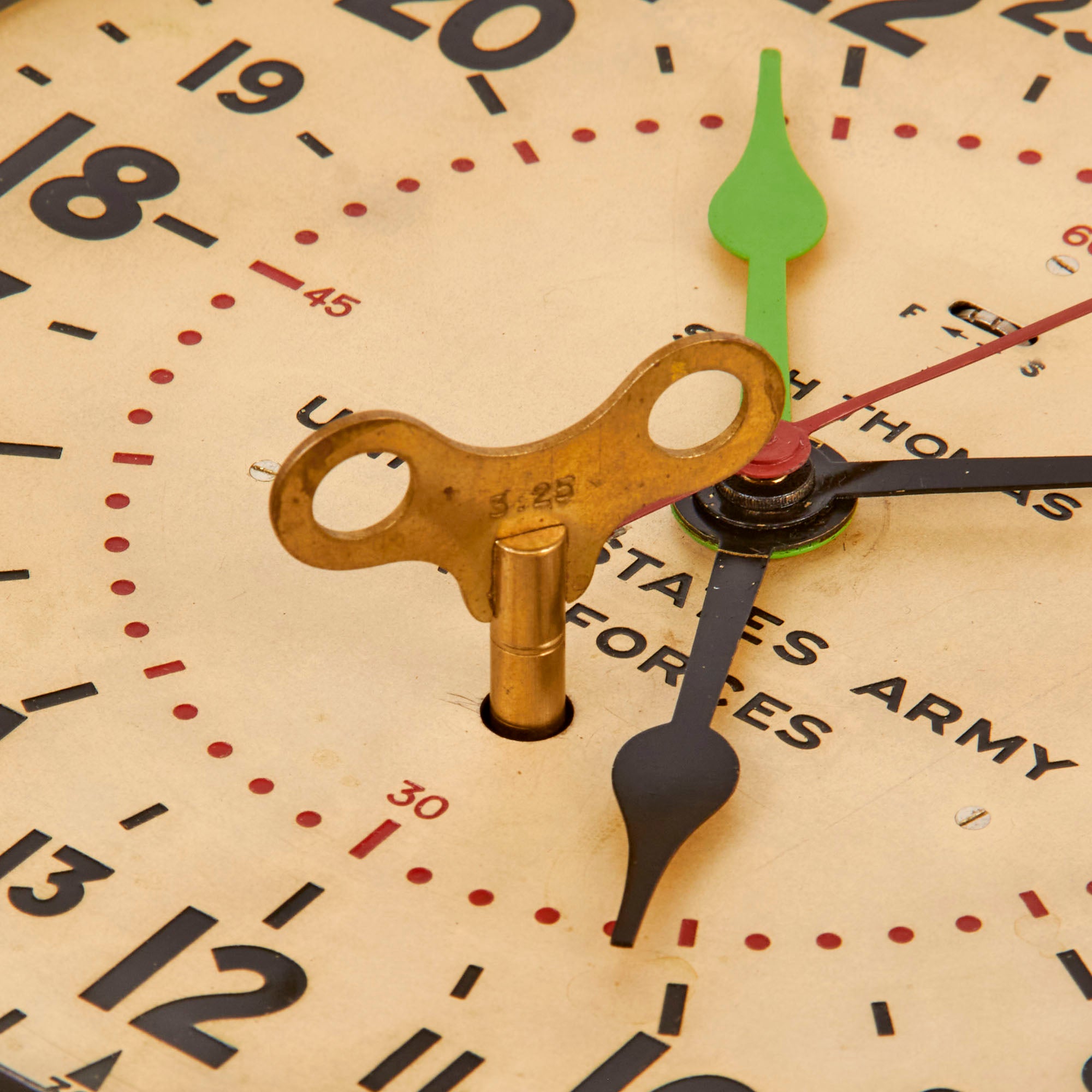 Original WWII U.S. Army Air Forces 8-Day Clock by Seth Thomas With Win ...