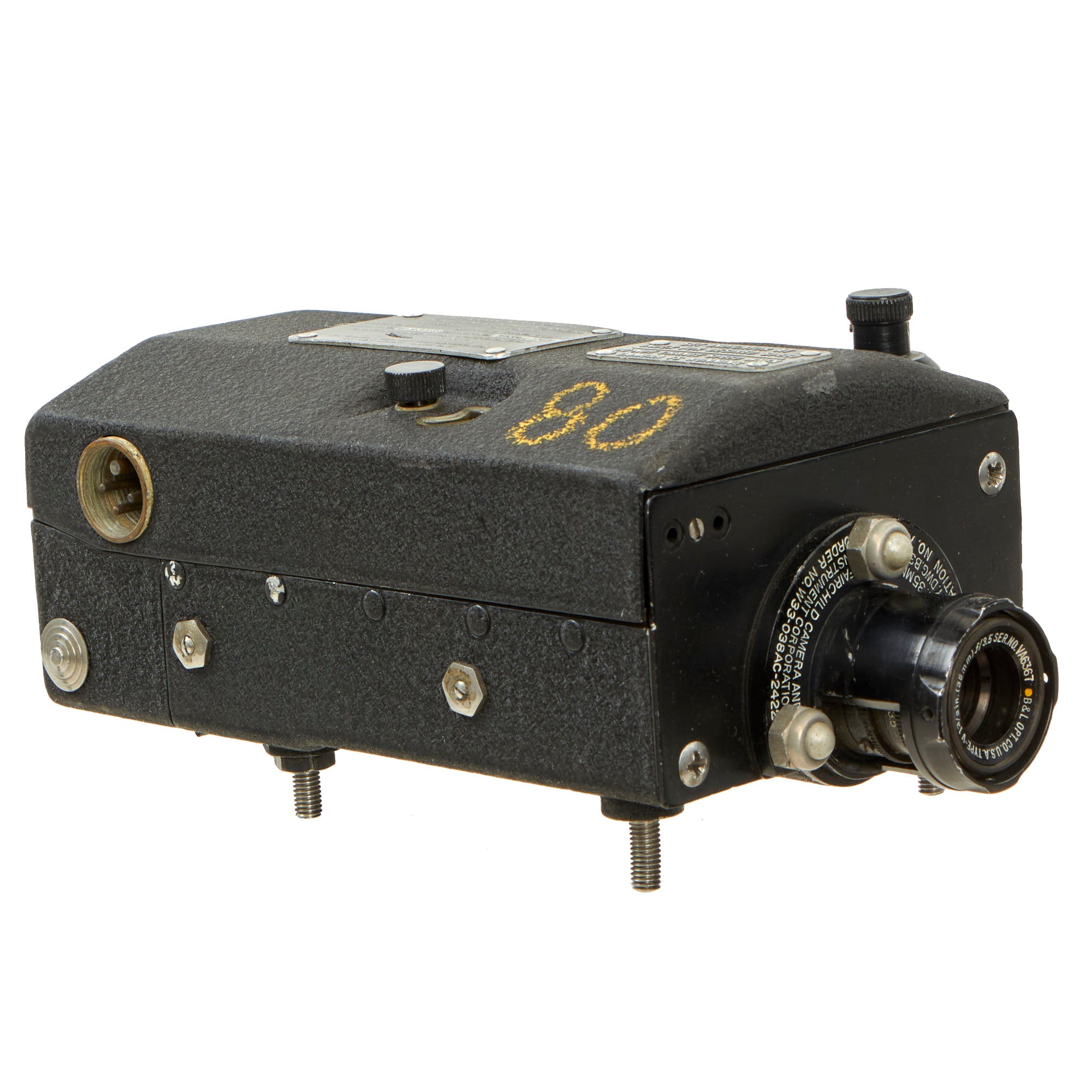 Gsap Camera Original U.S. WWII USAAF AN-N6 GSAP Gun Camera with Empty Film Magazin ...