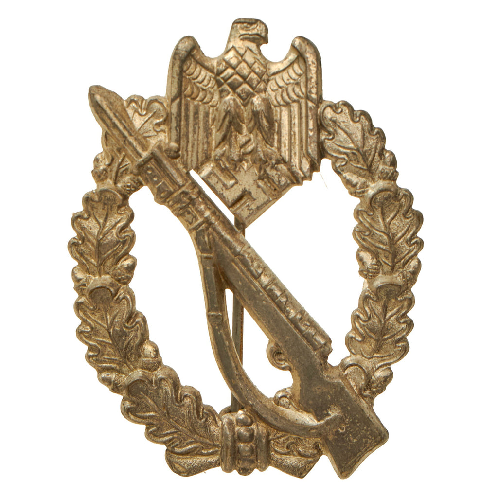 Original German WWII Silver Grade Infantry Assault Badge by Sohni Heubach & Co. - dated 1941 Original Items