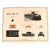 Original U.S. WWII Armored Vehicle and Aircraft Silhouette Recognition Poster Set of 4 Original Items