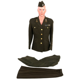 Original U.S. WWII US Army 5th Army Nurse Corps Officer’s Winter Service Class A Uniform Set