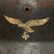 Original German WWII Extra Small M35 Single Decal Luftwaffe Helmet with 53cm Liner & Chinstrap - ET60 Original Items