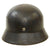 Original German WWII Extra Small M35 Single Decal Luftwaffe Helmet with 53cm Liner & Chinstrap - ET60 Original Items