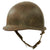 Original U.S. WWII 1944 M1 McCord Front Seam Swivel Bale Helmet with CAPAC Liner Original Items