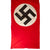 Original German WWII USGI Captured & Signed NSDAP Double Sided Political Flag - 54" × 109" Original Items