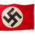 Original German WWII USGI Captured & Signed NSDAP Double Sided Political Flag - 54" × 109" Original Items