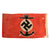 Original German WWII 4-Piece Flag & Cloth Insignia Group