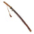 Original Japanese WWII Type 98 Shin-Gunto Katana Sword by KANEMASA with Leather Covered Wood Scabbard and Company Grade Tassel Original Items