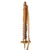 Original Japanese WWII Type 98 Shin-Gunto Katana Sword by KANEMASA with Leather Covered Wood Scabbard and Company Grade Tassel Original Items