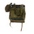 Original German WWII Tornister M39 Cowhide Backpack with S.K.N. 39 Marked Aluminum M31 Canteen Original Items