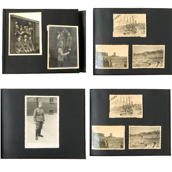Original German WWII DAK Afrika Korps Personal Photo Album of Gefr. Karl Vehmann - Captured and Sent to POW Camp in Canada Original Items
