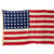 Original U.S. WWII 48 Star Flag with Steel Eyelets - 56 x 112” Original Items