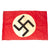 Original German WWII NSDAP Small Double Sided National Political Flag - 18 1/2" x 28 1/2" Original Items