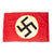 Original German WWII NSDAP Small Double Sided National Political Flag - 18 1/2" x 28 1/2" Original Items