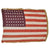 Original U.S. WWII Ceremonial 48 Star Cotton Fringed National Flag by Dettra Flag Products - 47 x 59” Original Items
