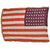 Original U.S. WWII Ceremonial 48 Star Cotton Fringed National Flag by Dettra Flag Products - 47 x 59” Original Items