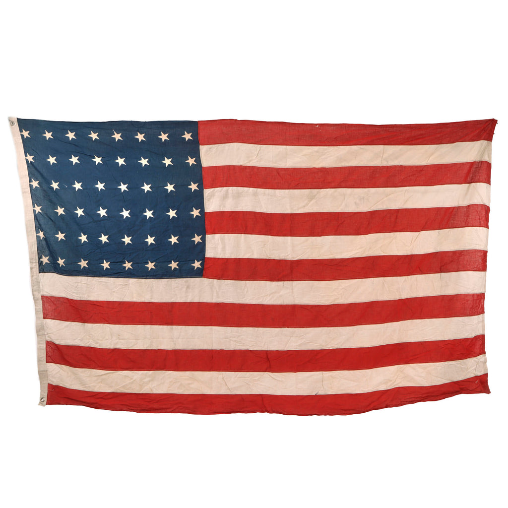 Original U.S. WWII Era Large Size 48 Star Flag - 53 ½ x 90”