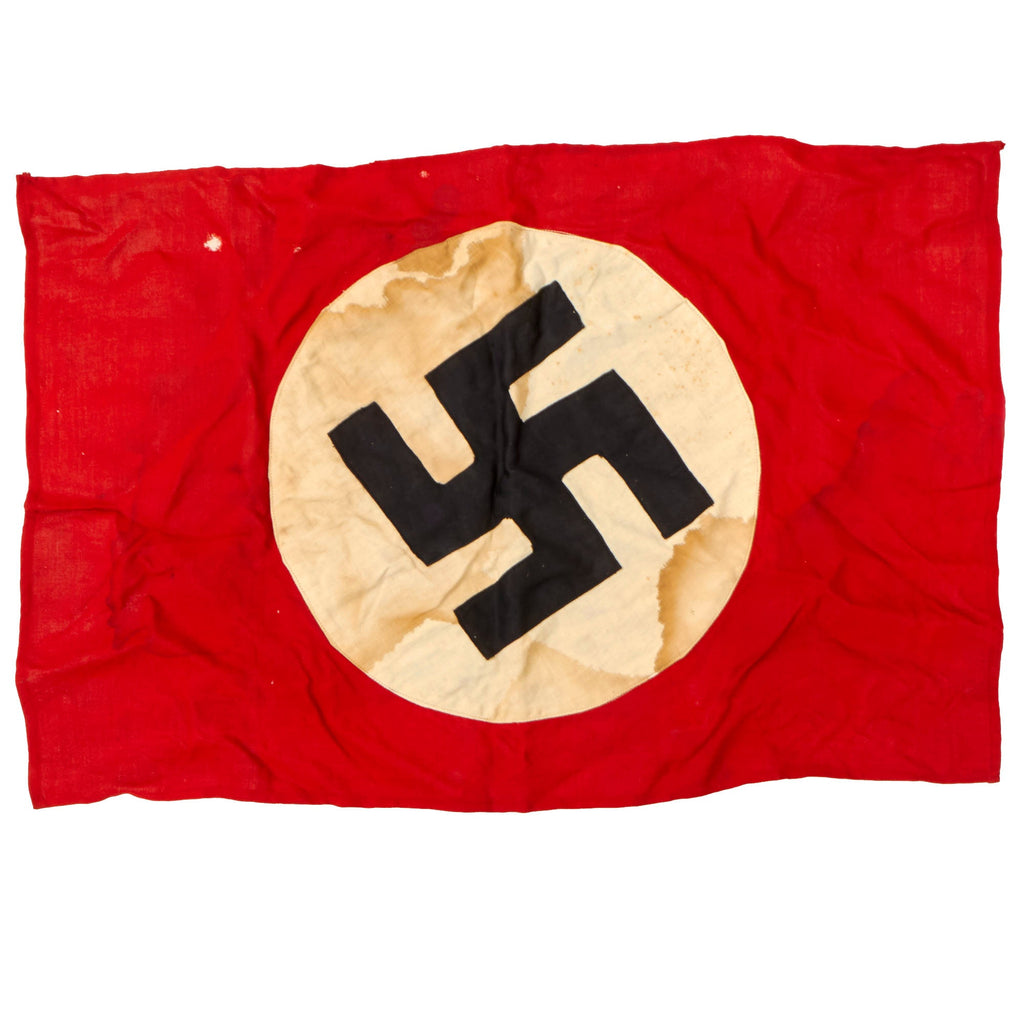 Original German WWII Wehrmacht Heer Army Small Double Sided Camp Flag - 16" x 24" Original Items