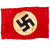 Original German WWII Wehrmacht Heer Army Small Double Sided Camp Flag - 16" x 24" Original Items