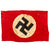 Original German WWII Wehrmacht Heer Army Small Double Sided Camp Flag - 16" x 24" Original Items