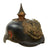 Original German WWI Named & Unit-Marked Prussian M1895 Pickelhaube Spiked Helmet with Original Cockades and Broken Chinstrap - Marked to 30th Pioneer Regiment - Size 57 Original Items