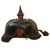 Original German WWI Named & Unit-Marked Prussian M1895 Pickelhaube Spiked Helmet with Original Cockades and Broken Chinstrap - Marked to 30th Pioneer Regiment - Size 57 Original Items