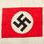 Original German WWII Service Worn Small 0.5m x 0.6m Kriegsmarine Navy Harbor Pilot Boat Flag Original Items