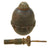 Original German WWI Model 1917 n/A Inert Egg Hand Fragmentation Grenade With Transit Plug and WMJ Friction Fuse - Eierhandgranate Original Items