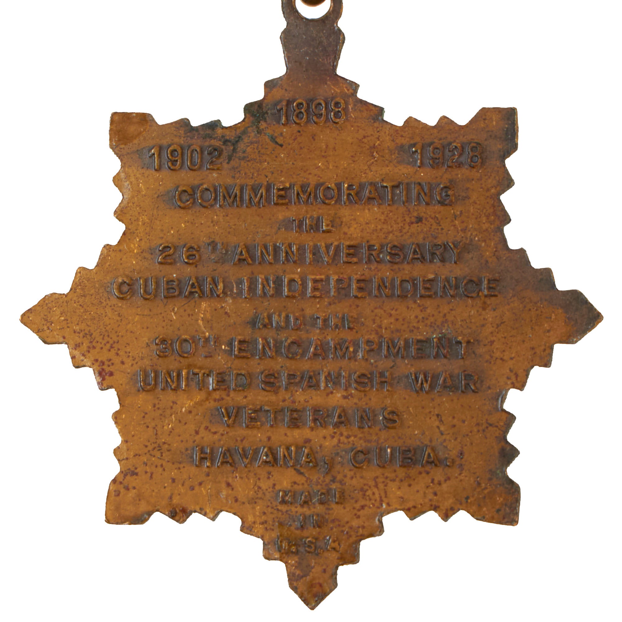 Original U.S. SpanishAmerican War Named 17th Infantry Captured Spanis