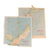 Original U.S. WWII Okinawa Battle Maps Used by General Robert C. Richardson with Routes Marked - 20 x 22” Original Items