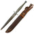 Original U.S. WWII USMC Marine Raider Stiletto Dagger by Camillus with Theater Made Replacement Leather Scabbard Original Items