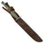 Original U.S. WWII USMC Marine Raider Stiletto Dagger by Camillus with Theater Made Replacement Leather Scabbard Original Items