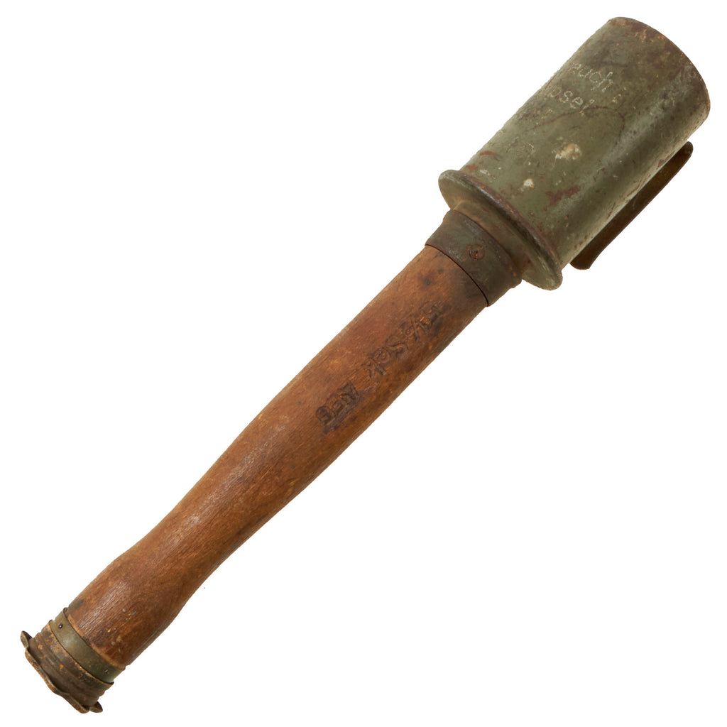 Original Imperial German WWI M1917 Stick Grenade dated 1918 - Stielhandgranate M17 Original Items
