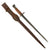 Original Dutch M-1895 Mannlicher No. 3 & 4 Carbine T-Back Bayonet marked HEMBRUG with Scabbard & Frog Original Items