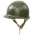 Original U.S. WWII US Marine Corps 4th Marine Division Painted 1944 McCord Front Seam Swivel Bale M1 Helmet With CAPAC Liner - Complete Original Items